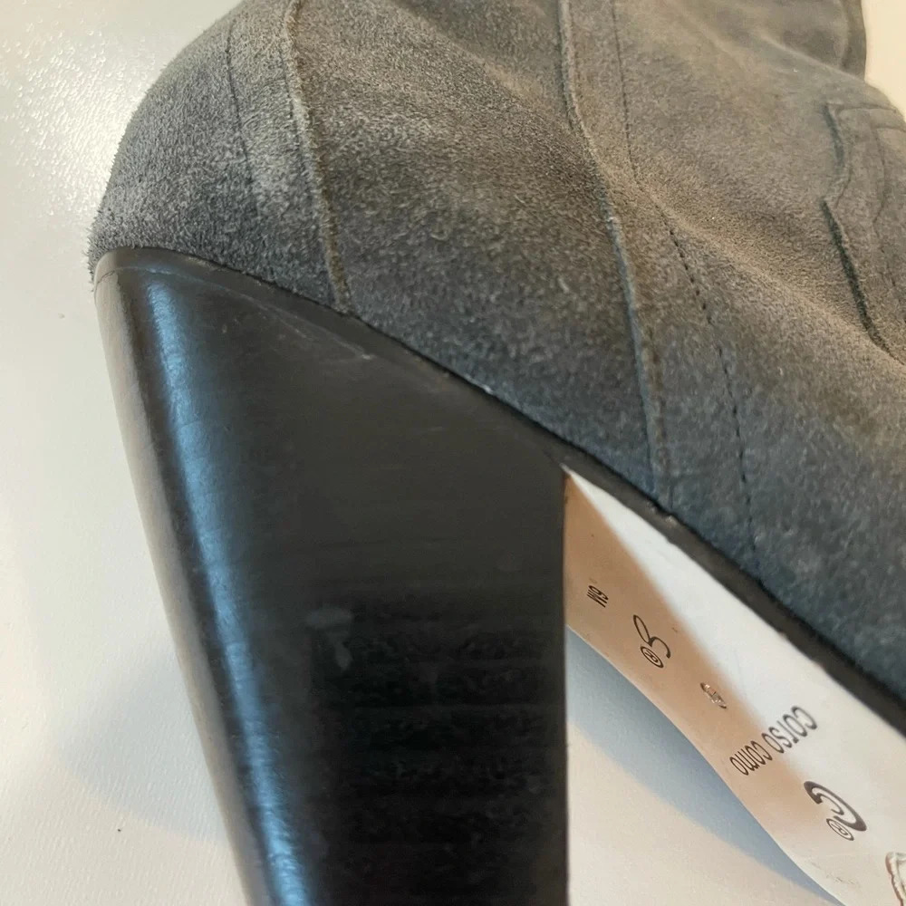 Corso Como Over the knee Suede gray Boots Size 6M - Picture 4 of 16